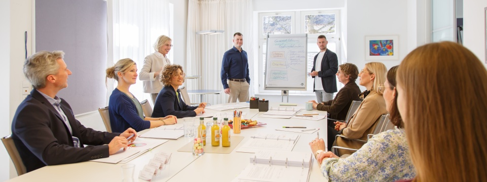 Seminargruppe in einer Weiterbildung